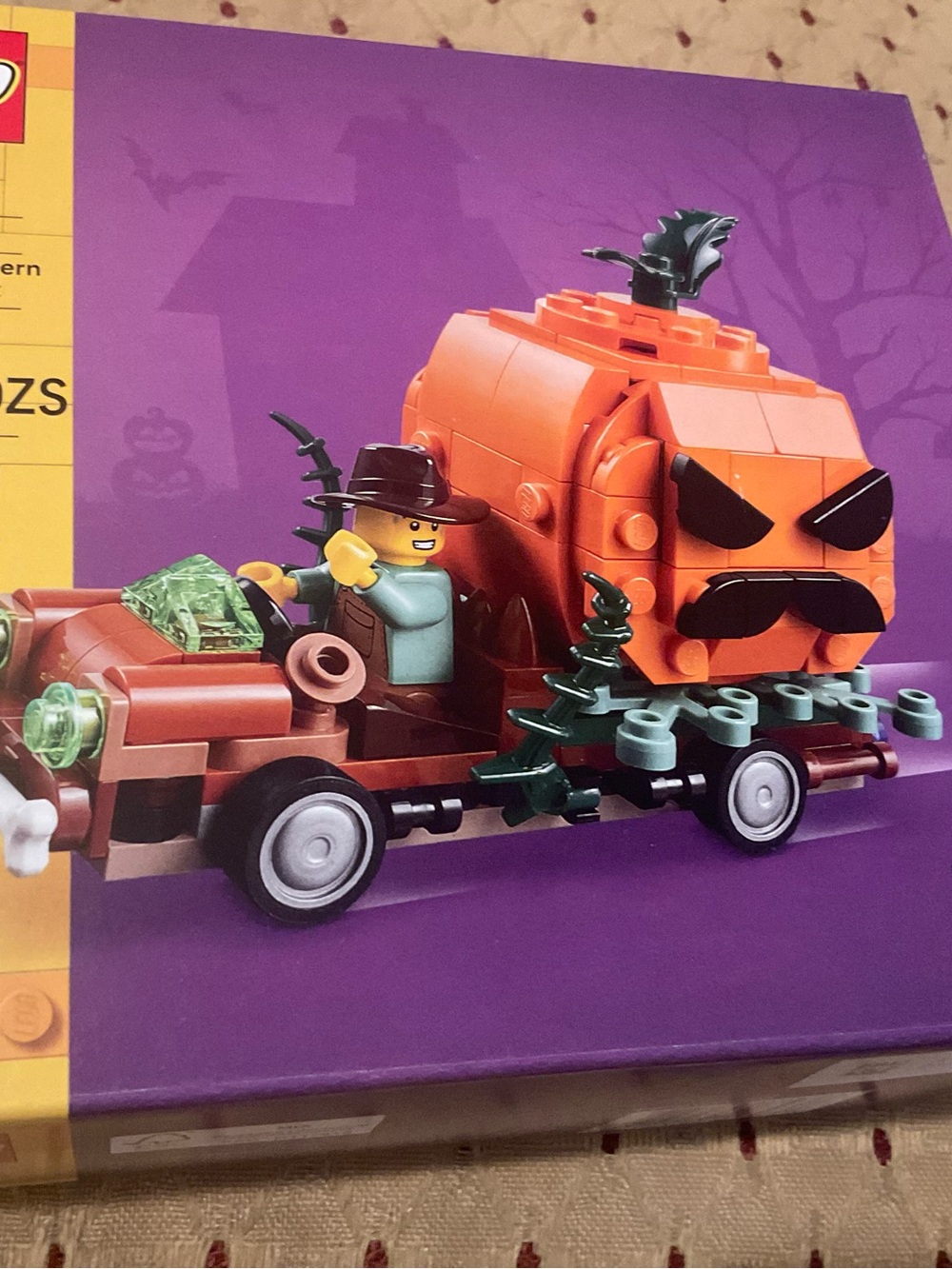 Lego Jack O Lantern Pickup Truck Halloween New